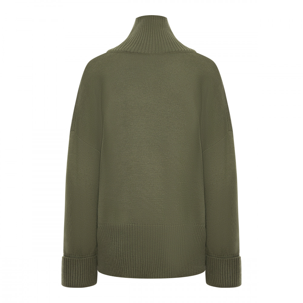 Джемпер свитер "оверсайз" зеленый